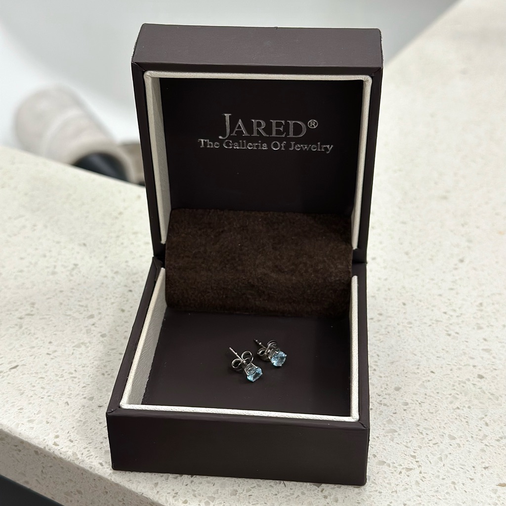 Artic Blue Diamond Studs